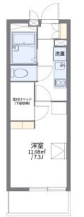 レオパレスレインボーの物件間取画像